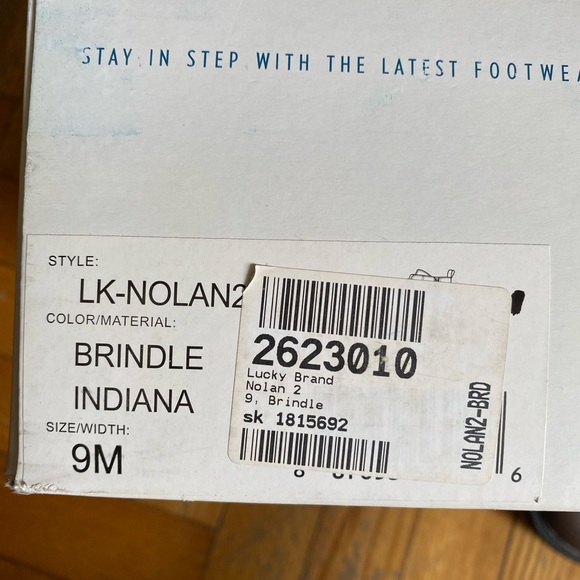 Lucky Brand Leather Nolan Studded Combat Boots - Picture 9 of 10